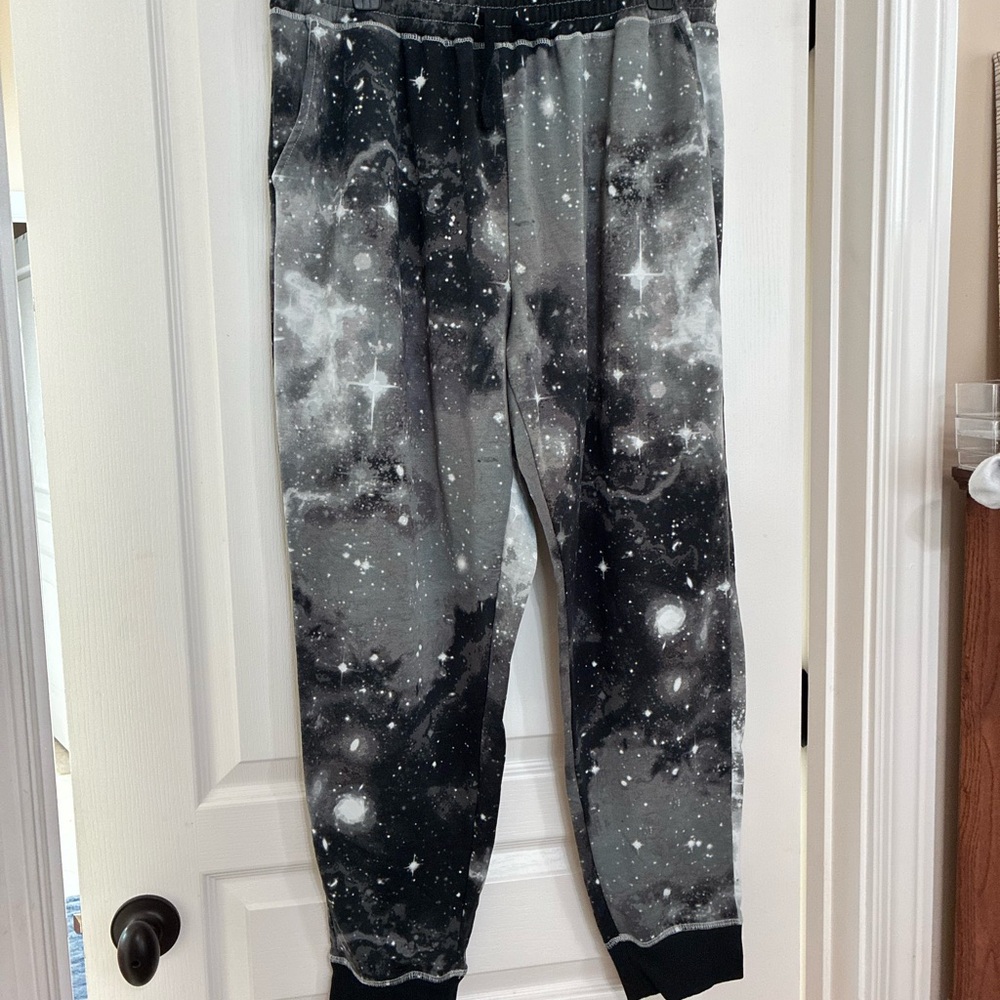 LuLaRoe Black and White Joggers Comfortable Sweatpants